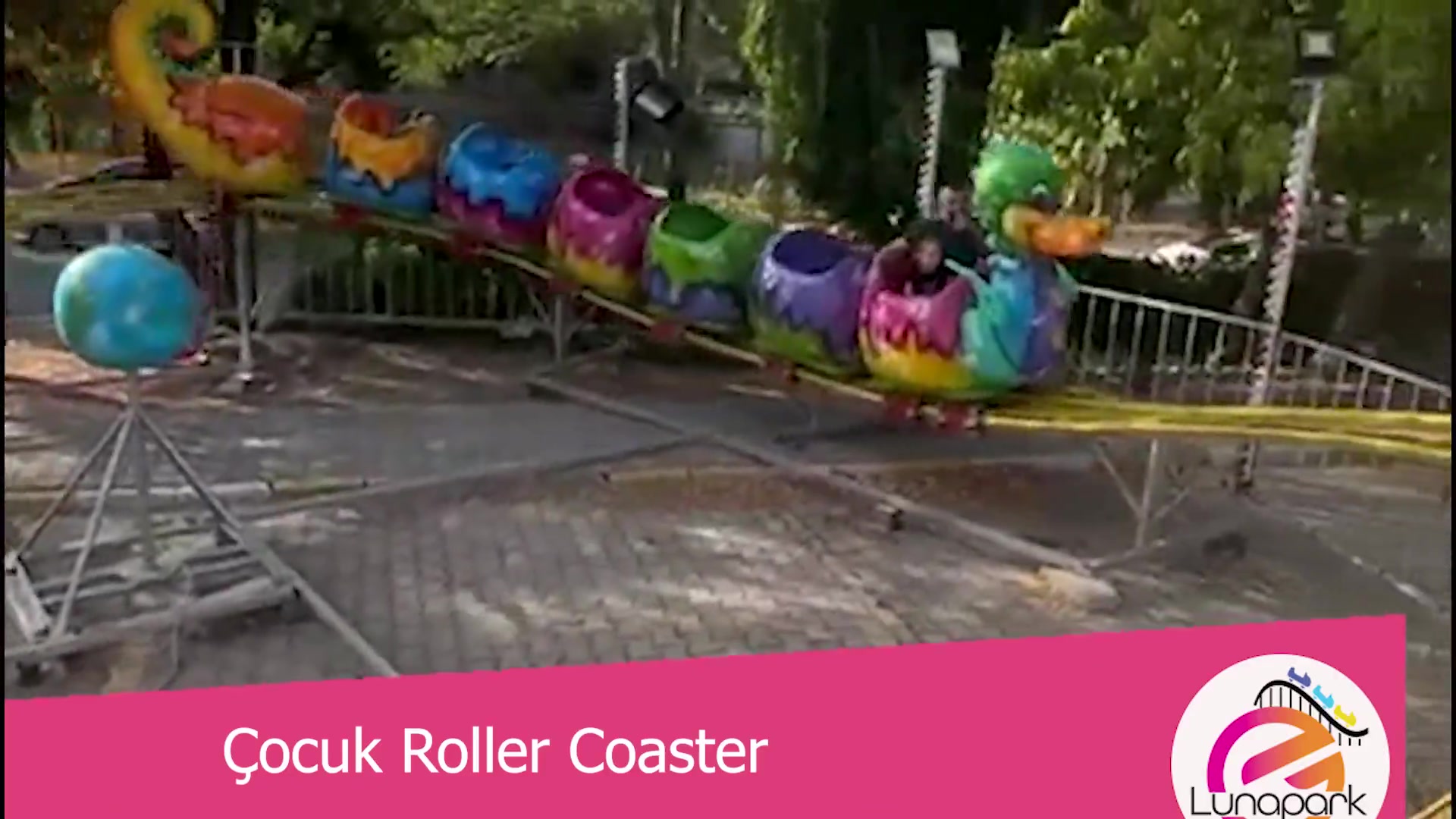 12 Kişilik Çocuk Roller Coaster