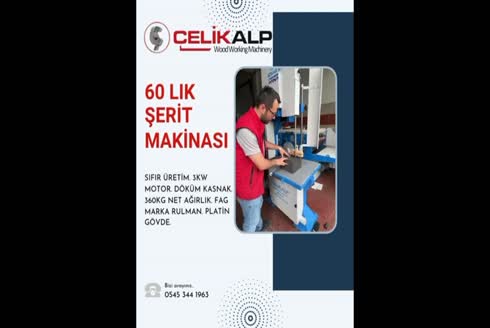 60'Lık Şerit Testere Makinası