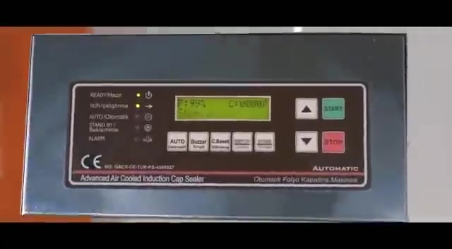 Tam Otomatik İndüksiyon Folyo Kapatma Makinası