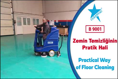  B 9001 Binicili Yer Yıkama Makinası