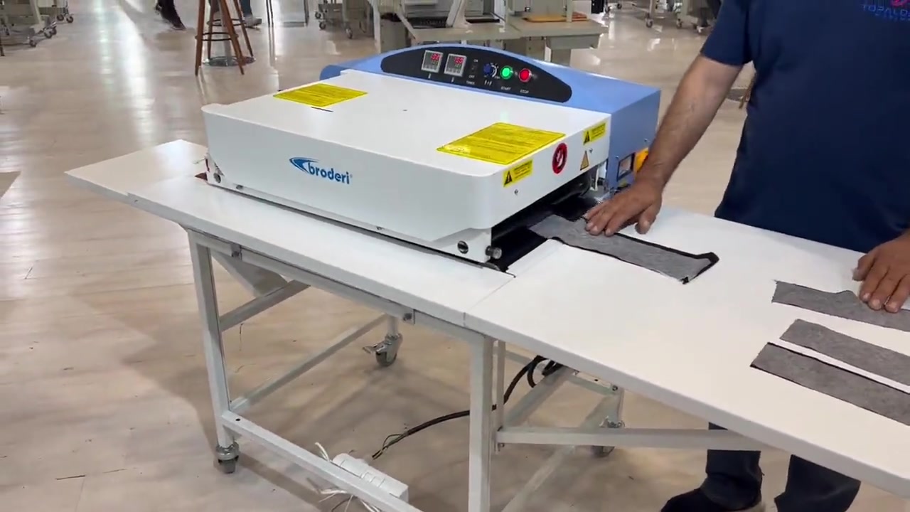 Broderi BD-400 40 Cm Tela Yapıştırma Presi (İkinci El) Sıfır Ayarında