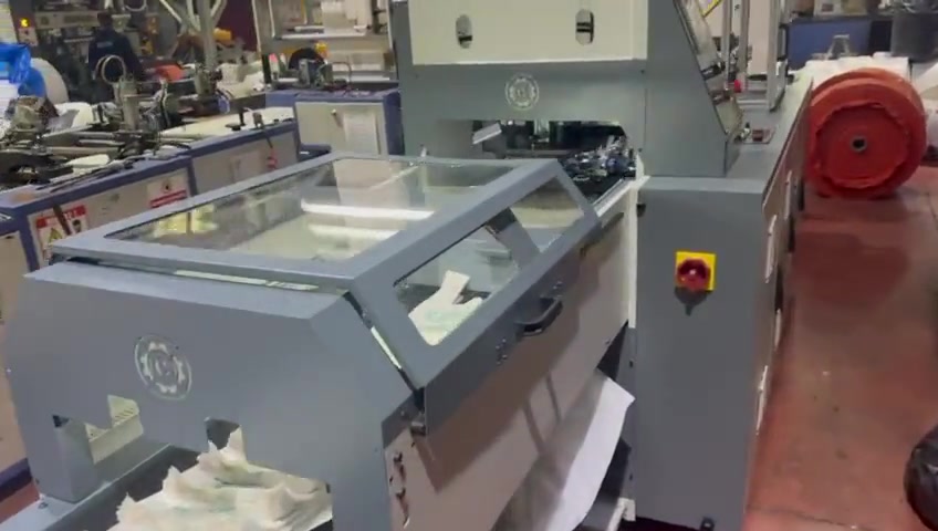 300 Vuruş / Dakika Atlet Poşet Kesim Makinesi