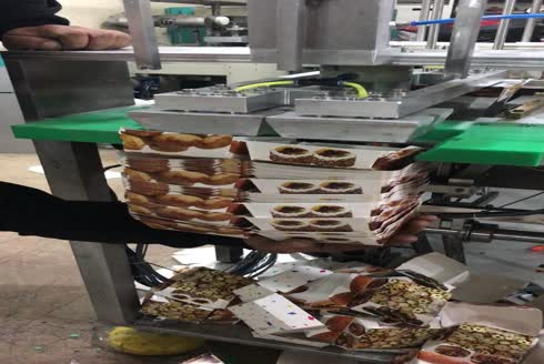 50 Tabak / Dakika Kağıt Hamburger Tabak Makinası