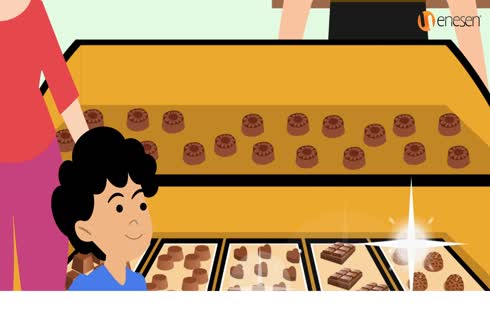 Enesen Chocolate Machinery Animation 