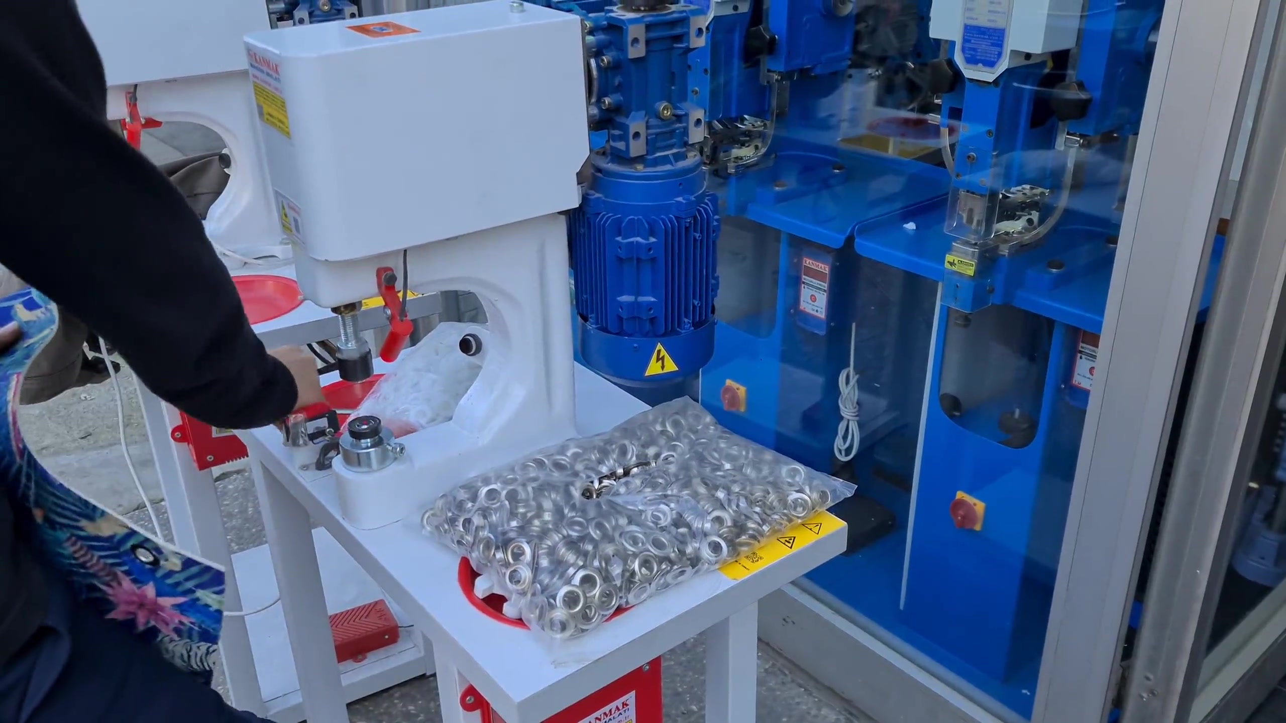 Motorlu Pres Çıt Çıt Makinesi 