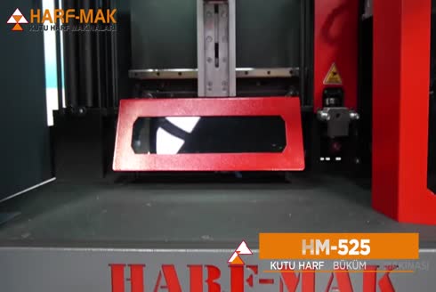 Kutu Harf Büküm Makinası HM-525