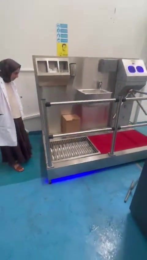 Pro Model Ayak Taban Fırçalı Sanitasyon Hattı