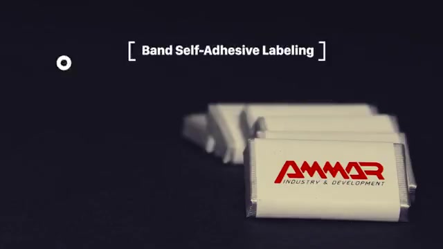 80 Adet / Dakika Bantlı Etiket Yapıştırma Makinası