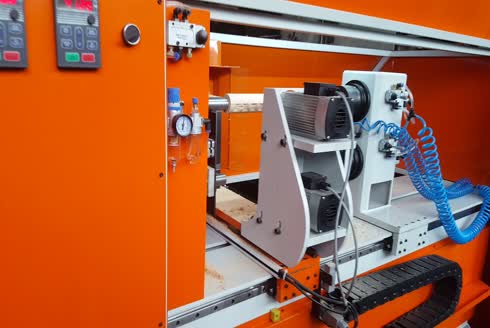Çift Kafa Cnc Ağaç Torna Makinesi