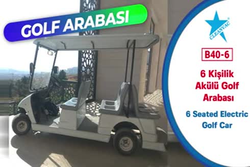 Akülü 6 Kişilik Golf Arabası