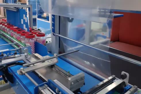 380x450x700 mm Yandan Gruplamalı Otomatik Shrink Ambalaj Makinesi