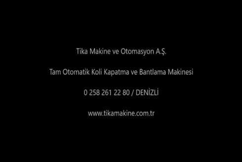 Otomatik Koli Bantlama Ve Koli Kapatma Makinası