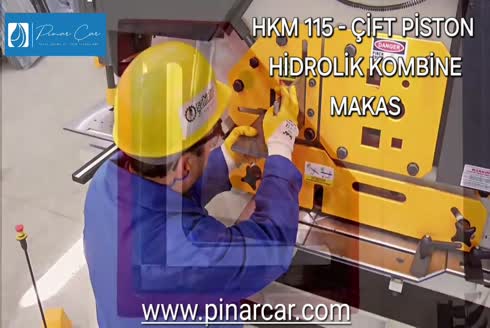 HKM 175 - Çift Pistonlu Hidrolik Kombine Makas