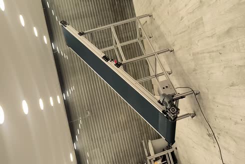 Ramp and Inclined Transfer Conveyor System