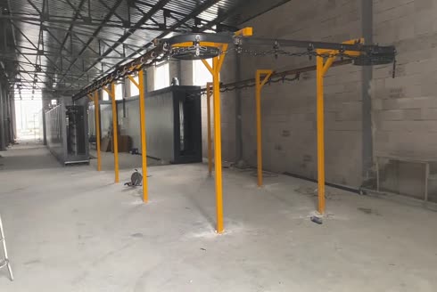 Konveyörlü Tünel Tipi Pişirme Ve Toz Boya Fırını