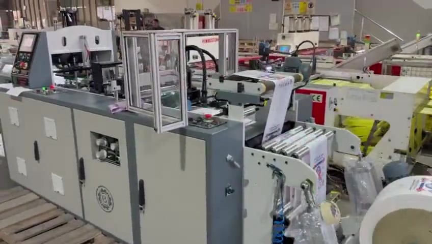300 Vuruş / Dakika Atlet Poşet Kesim Makinesi
