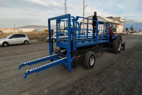 Traktör Arkası Hasat Platformu /tractor rear harvesting platform