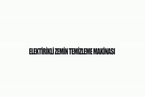 E3501 Elektrikli İticili Zemin Yıkama Makinesi 