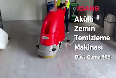 2000 m2 / Saat Akülü Zemin Temizleme Makinası Dass Gama 50B