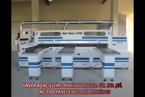 Panel Ebatlama Makinası - Ünver Opti Sizer Cnc 3700 