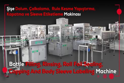 6000 Adet / Saat Otomatik Şişe Dolum Makinası