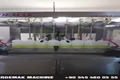 8 Nozullu Deterjan Dolum Makinası