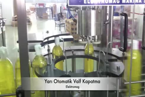 Otomatik Dönerli Kapak Kapatma Makinası 50-200 BPM 