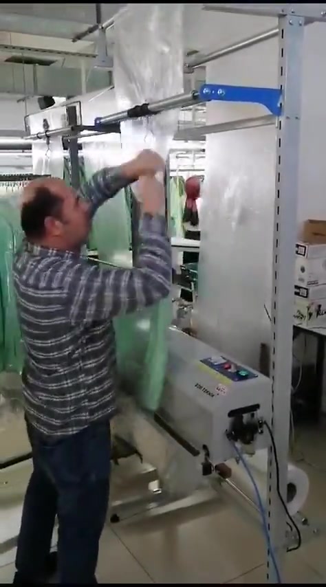 Havalı Alttan Yakmalı Ürün Poşetleme Makinası