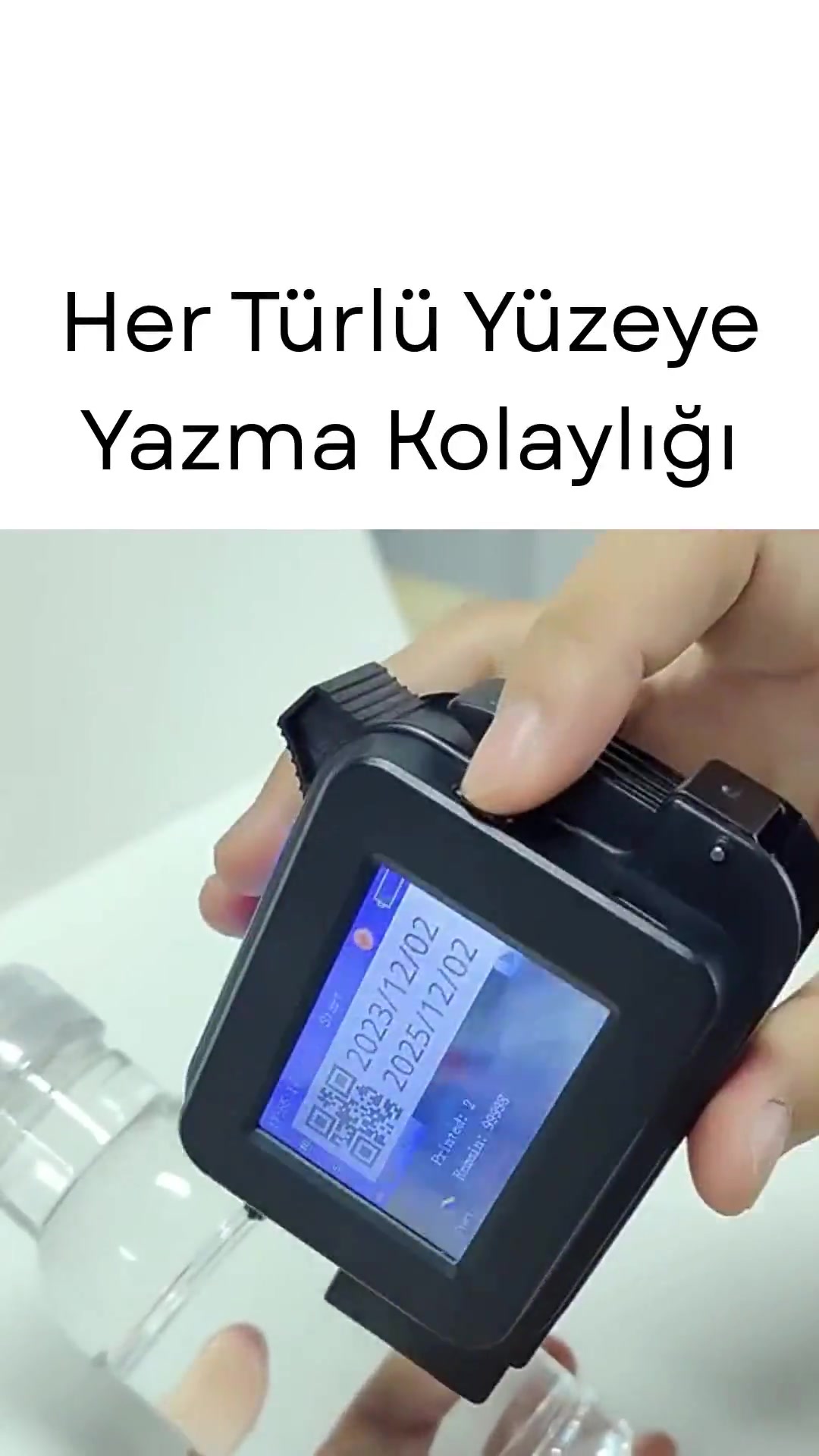 El Tipi Mini Printer Tarih Kodlama Makinesi Ve Kartuşu
