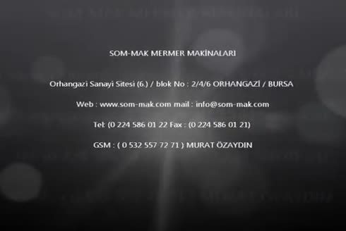 Som-mak Mermer Granit Makinaları Mad. San. İth. İhr. Ve Tic. Ltd. Şti.