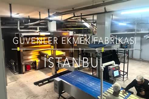 560 Ekmek / Saat Taş Tabanlı Borulu Fırın Ve Robot Otomasyon Sist...