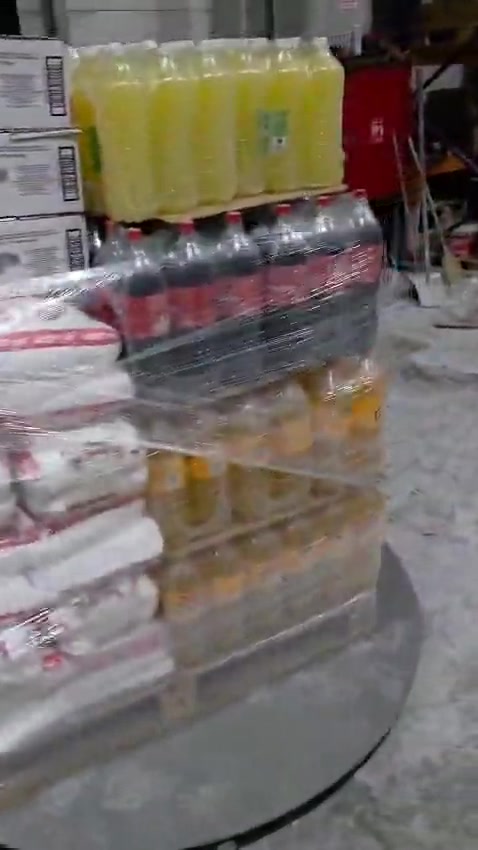 Motorlu Ön Gerdirmeli Otomatik Palet Streç Sarma Makinesi