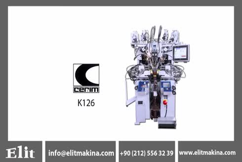 K126 Otomatik Çivili İlaçlı Arka Monte Makinası
