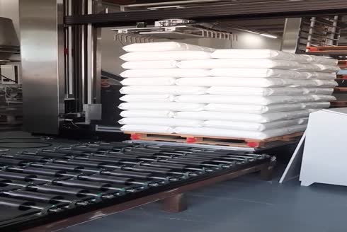 600 Paket / Saat Tam Otomatik Paletleme Makinası 