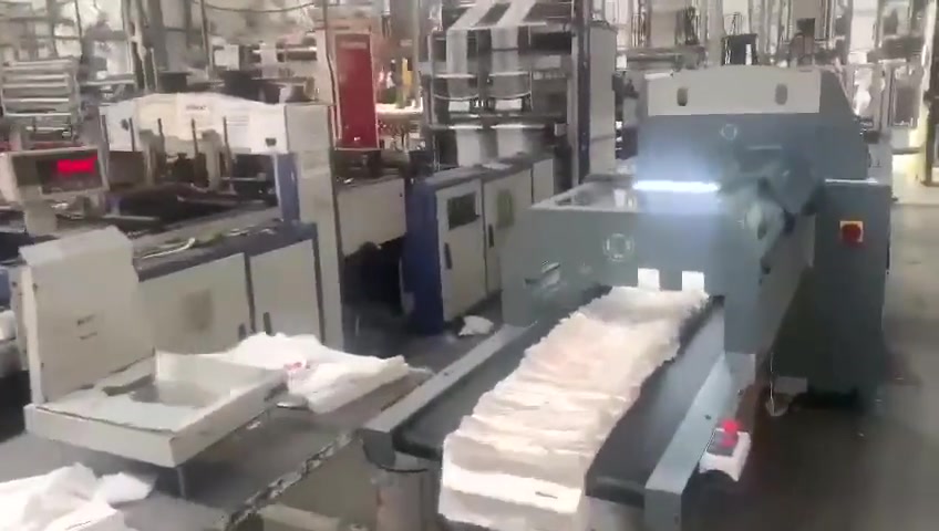 250 Vuruş / Dakika Atlet Poşet Kesim Makinesi