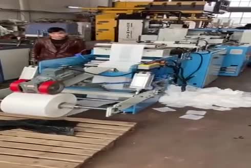 200-430 Mm Athlete Roll Bag Cutting Machine