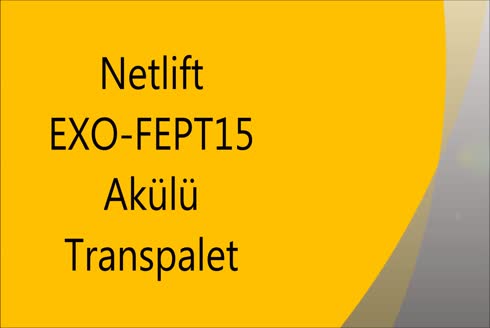 1.500 Kg Kapasiteli Akülü Transpalet
