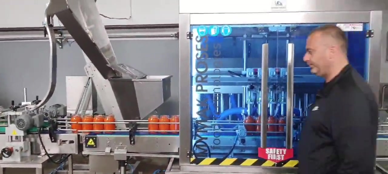 500 Kg / Saat Reçel Marmelat Jöle Üretim Makinası