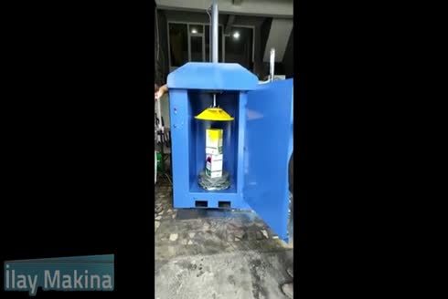 Teneke Ve Varil Ezme Pres Makinası