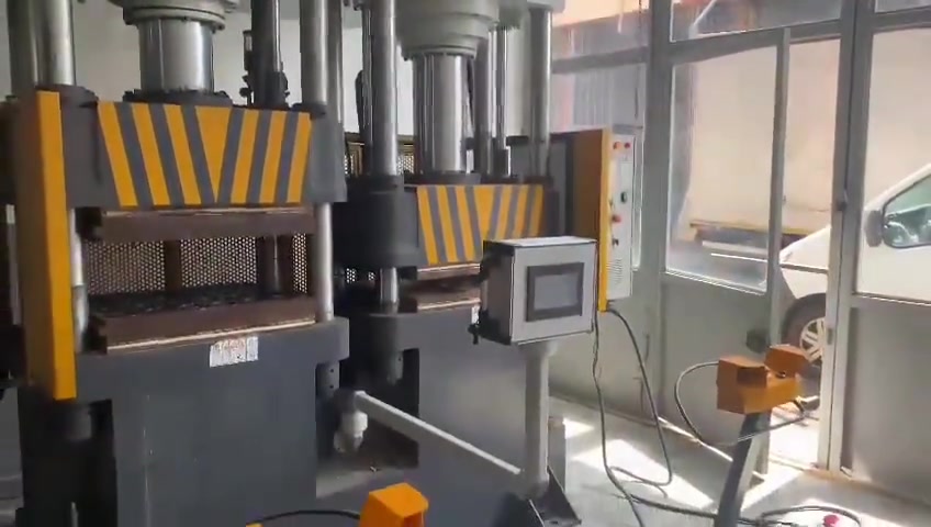 Hürsan 2*150 Ton Kauçuk Lastik Pişirme Pres