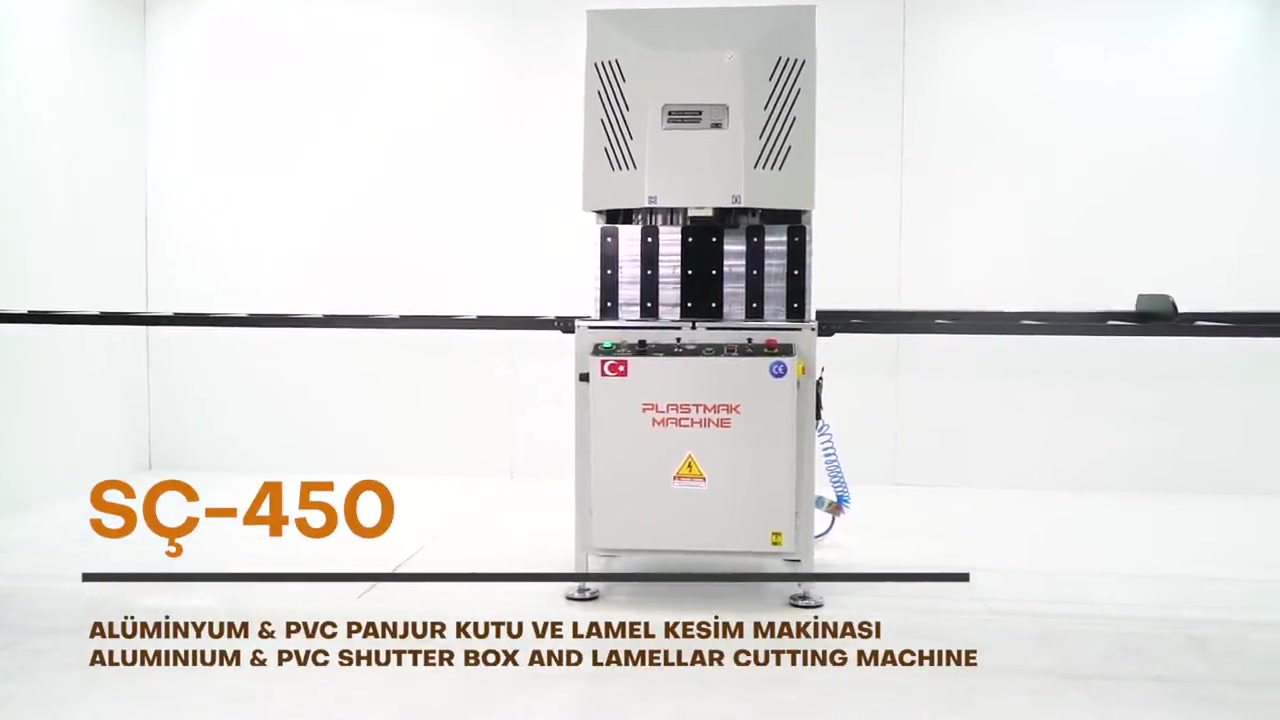 550 mm Alüminyum & Kutu Lamel ve PVC Kesim Makinası