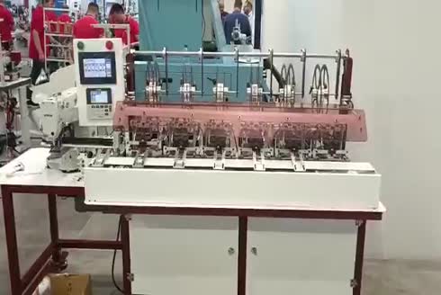 Tam Otomatik 6 Etiket Katlamalı Dikiş Ve Etiketleme Makinası