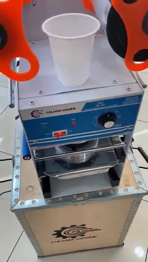  Bardak Folyo Kapatma Makinası 