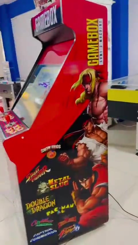 Kırmızı Renk Çok Oyunlu 63 Ekran Arcade Nostalji Atari Makinası