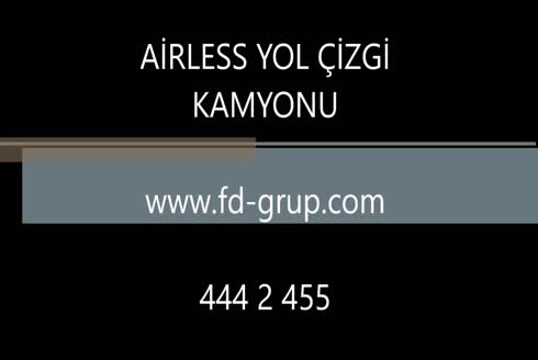 2x1200 Litre Airless Yol Çizgi Kamyonu