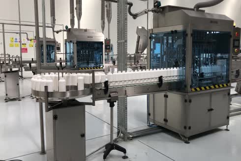 2-12 Adet Nozullu 500-5000 ml Şişe Volümetrik Sıvı Dolum Makinası