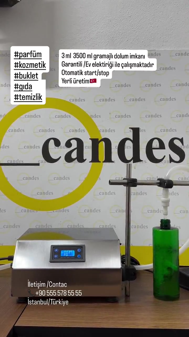 Elektirikli Sıvı Dolum Makinası 