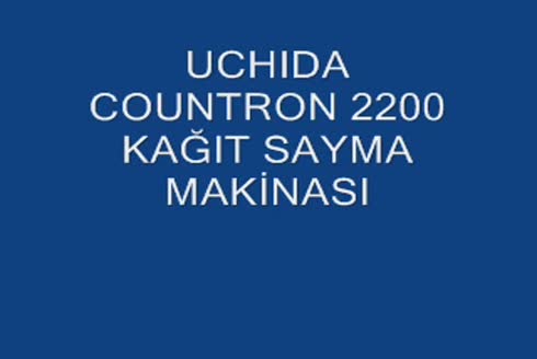 Uchida Countron Touch Kağıt Sayma Makinası 
