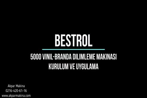 5000 Bestrol Vinil Branda Dilimleme Makinası