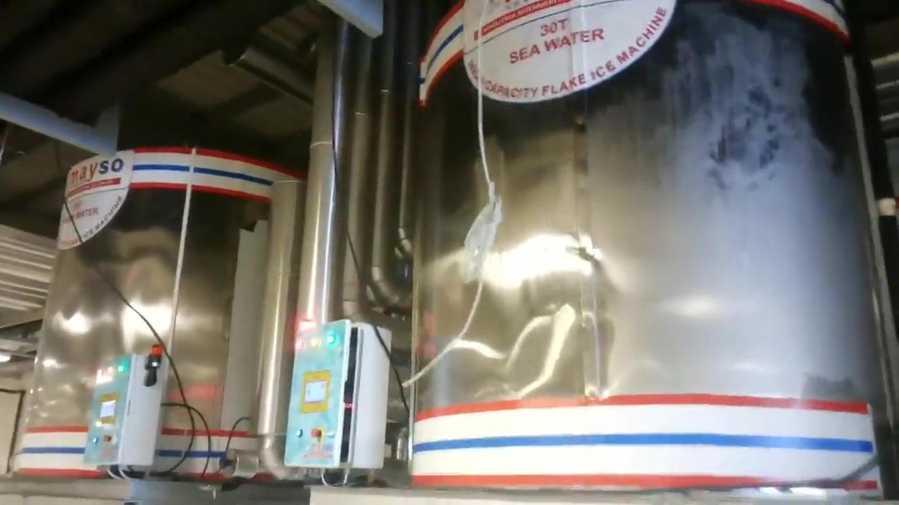 20.000 Kg / Gün Tatlı Su Yaprak Buz Makinası